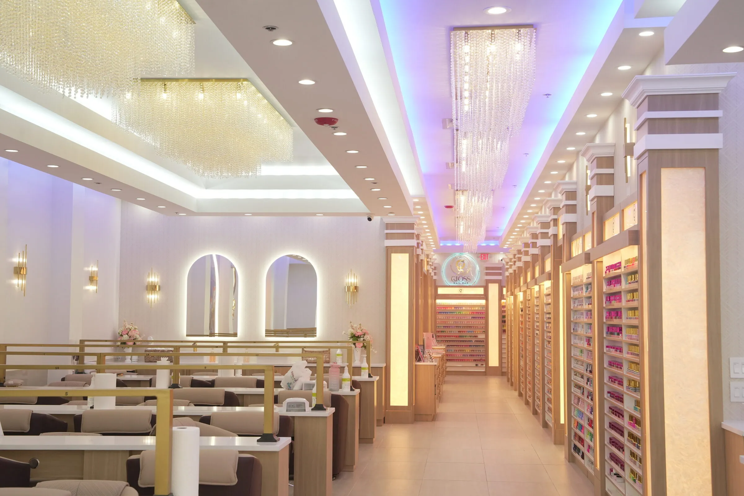 Interior of Gloss Nail Bar Geneva