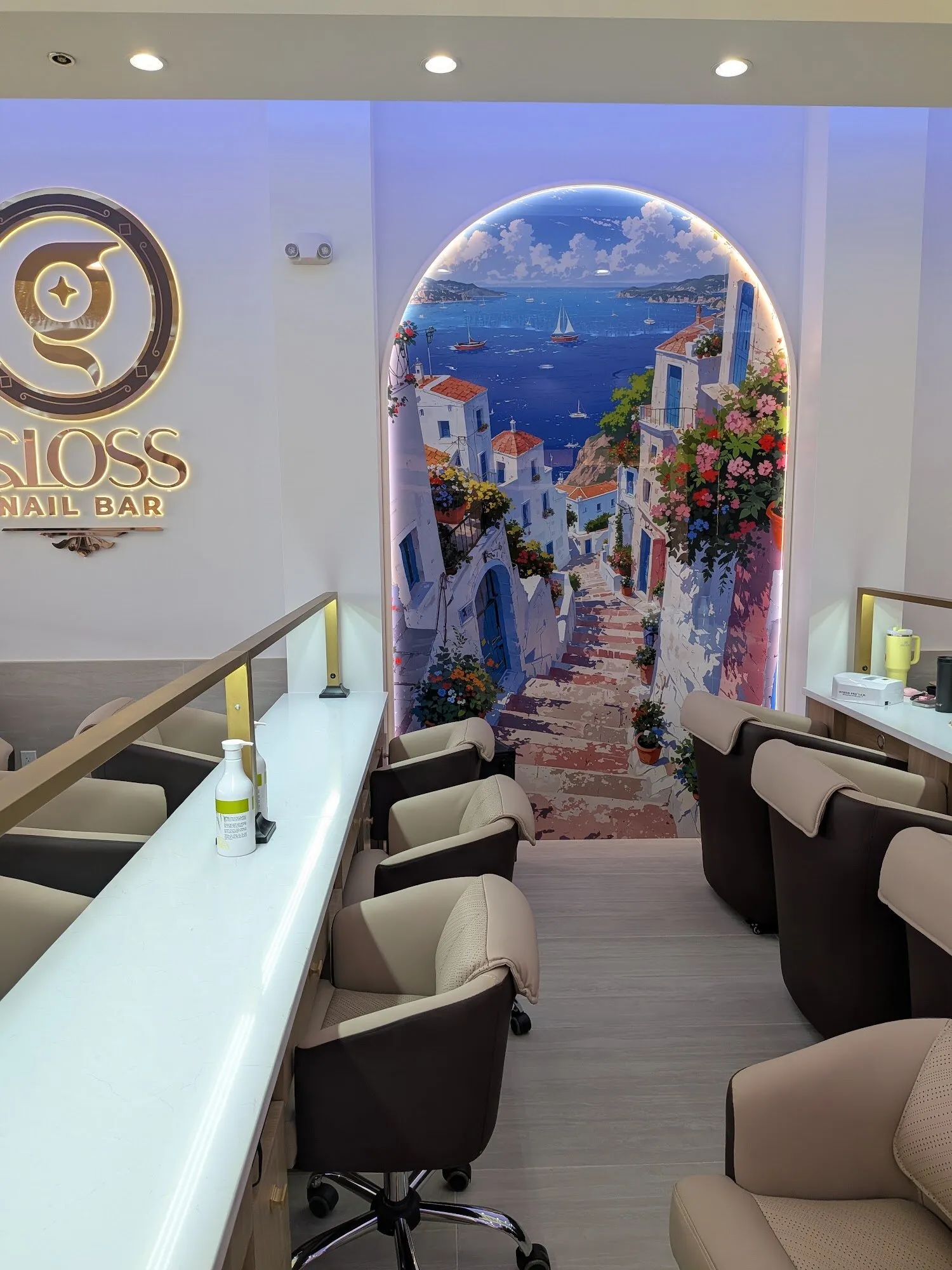 Interior of Gloss Nail Bar — Geneva