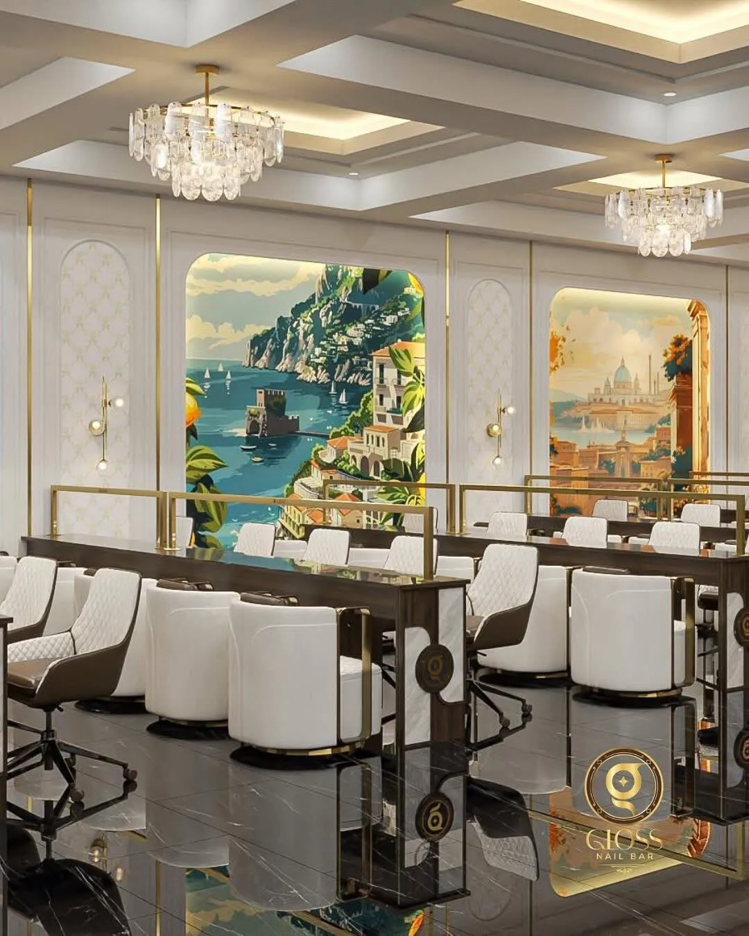 Interior of Gloss Nail Bar — Machesney Park