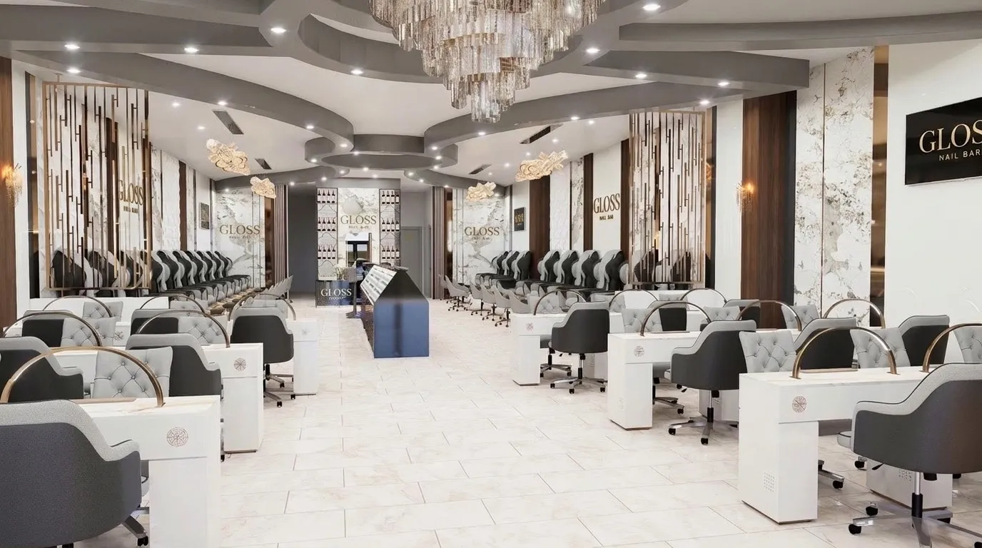 Interior of Gloss Nail Bar — Niles
